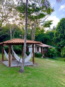 Um jardim em Pousada Jakuara