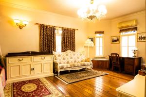 Posezení v ubytování Victoria Manor