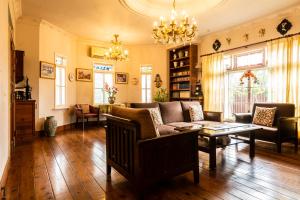 Posezení v ubytování Victoria Manor