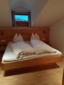 Postel nebo postele na pokoji v ubytování Gapphof