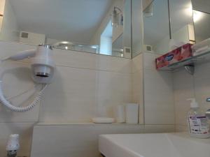 Kúpeľňa v ubytovaní Homestay Stróżówka