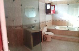 Koupelna v ubytování CASA PACHITA Getsemani