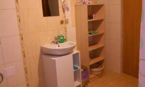 Kúpeľňa v ubytovaní Homestay Stróżówka