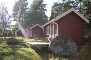 Zahrada ubytování Ingebo Hagar bondgårdsboende