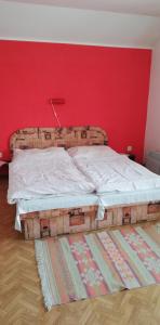 Uma cama ou camas num quarto em Privat Libuša