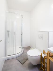 Koupelna v ubytování Hostel Zahrada Mikulov