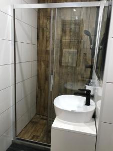 Kúpeľňa v ubytovaní Apartament Przy Promenadzie