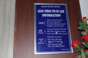 Certifikát, hodnocení, plakát nebo jiný dokument vystavený v ubytování Blue Star Hotel