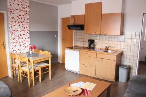 Küche/Küchenzeile in der Unterkunft Gästehaus Sophie Randa
