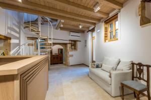 Kuchyň nebo kuchyňský kout v ubytování Aelios Design Hotel