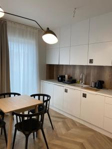 Kuchyňa alebo kuchynka v ubytovaní ONE Apartamenty Gąsiorowskich 4