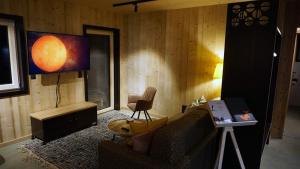 A seating area at ARLBERGhome Komfort-Apartments & Privat-Sauna