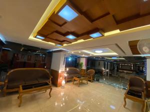 Posezení v ubytování Utsavam Hotel Apartments
