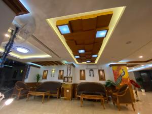 Posezení v ubytování Utsavam Hotel Apartments
