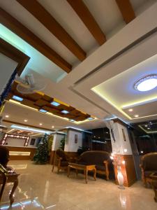 Posezení v ubytování Utsavam Hotel Apartments