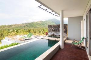 Üldine mäevaade või majutusasutusest Svarga Resort Lombok pildistatud vaade