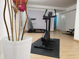 Posilňovňa alebo fitness centrum v ubytovaní Travini Hotel Residence