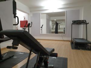 Posilňovňa alebo fitness centrum v ubytovaní Travini Hotel Residence