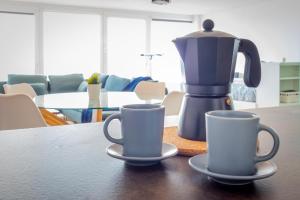 Príslušenstvo na prípravu kávy alebo čaju v ubytovaní Flatguest Ansite + Deluxe + Panoramic Views + Fast WiFi
