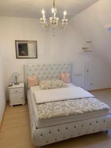 Postel nebo postele na pokoji v ubytování Haus Willer