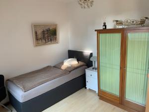 Postel nebo postele na pokoji v ubytování Haus Willer