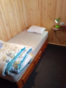 Postel nebo postele na pokoji v ubytování Cabaña Horcon
