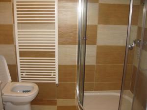 Kúpeľňa v ubytovaní Apartmány U Vlka