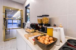 Kuchyň nebo kuchyňský kout v ubytování Browndot Hotel Sasang Renecite