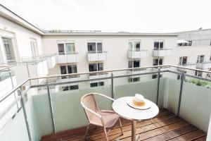 Ban công/sân hiên tại harry's home Linz-Urfahr hotel & apartments