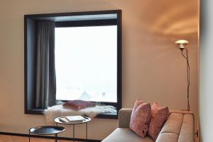 Posezení v ubytování Warth52-W52 Apartments