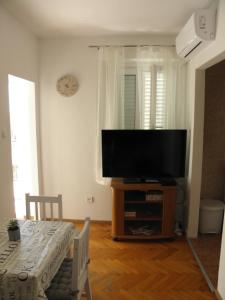 TV a/nebo společenská místnost v ubytování Apartmani Adam