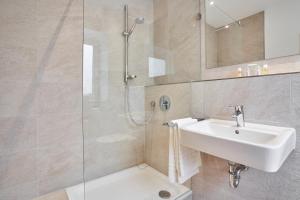 Koupelna v ubytování Hotel Goldener Engel