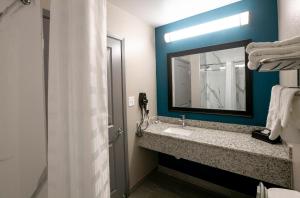 Koupelna v ubytování Express Inn