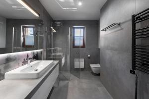 Kúpeľňa v ubytovaní Apartament Widok