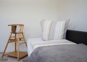 Postel nebo postele na pokoji v ubytování Haus Jungmann