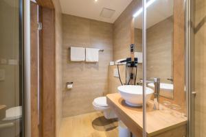 Koupelna v ubytování Hotel SCHNEIDER