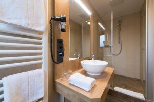 Koupelna v ubytování Hotel SCHNEIDER