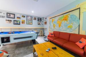 Część wypoczynkowa w obiekcie Ok Hostel Madrid