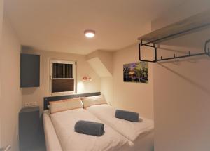 מיטה או מיטות בחדר ב-Houseboat Martinique