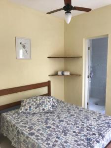 Postelja oz. postelje v sobi nastanitve Mar e Lua Flats - Maresias