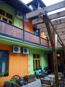 Balkón nebo terasa v ubytování Guest Accommodation Etno Konak Tašana