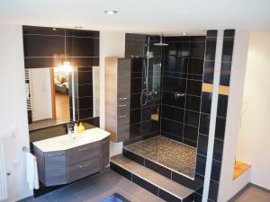 Koupelna v ubytování Apartment Loidl Ebensee