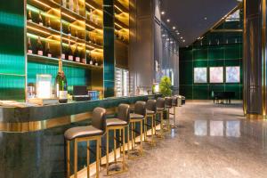 上海静安英迪格酒店（上海苏州河畔，蒙泰设计典范。入住尊享首轮8种饮品minibar礼遇。）餐厅或其他用餐的地方