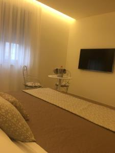 TV a/nebo společenská místnost v ubytování Hotel Victoria