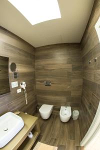 Koupelna v ubytování Hotel Victoria