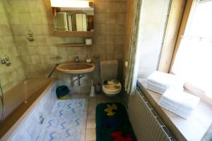 Koupelna v ubytování Ferienhaus Wechner