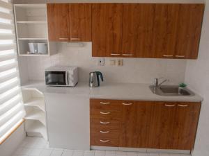 Kuchyň nebo kuchyňský kout v ubytování Hotel Pizzeria Istria