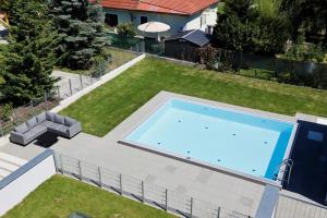 The swimming pool at or close to Rooftop Terrace, free garage parking and Pool!