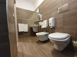 Koupelna v ubytování Hotel Casale dei Greci