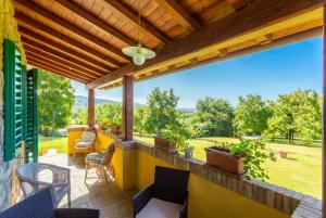 A balcony or terrace at Villa Casale Federica